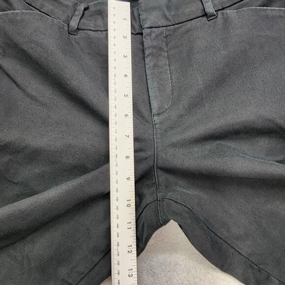 Old Navy Pants Womens 10 Black High Rise Pixie Flare Pockets Stretch Office - Picture 6 of 9